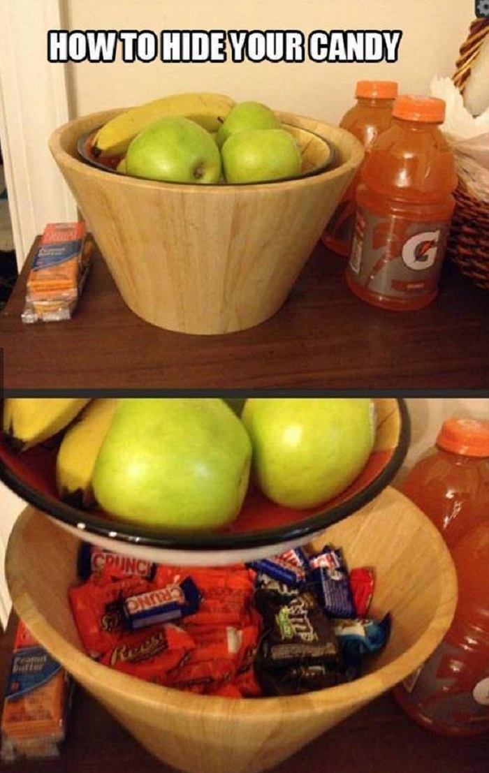 How to hide your candy