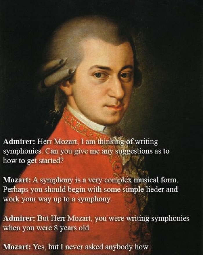 Mozart makes a good point