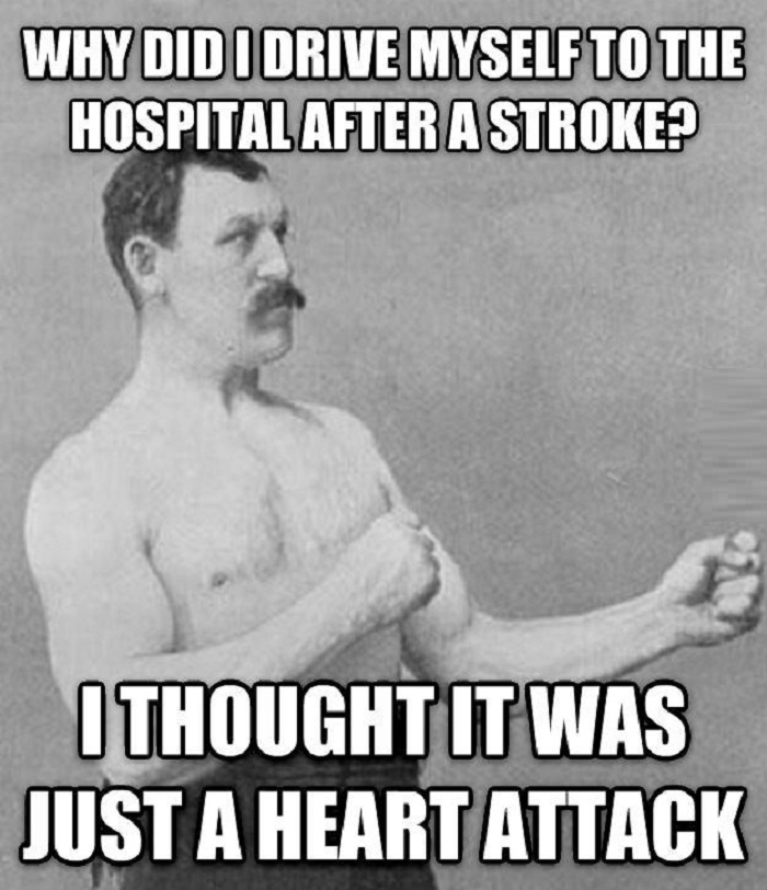 Overly manly man