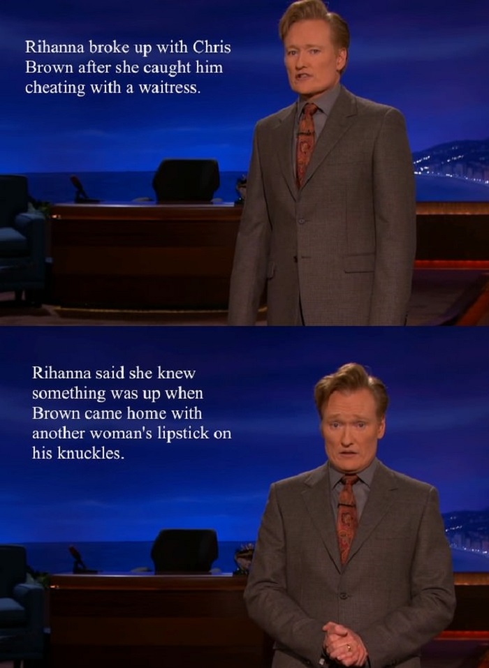 Dark humour on Conan