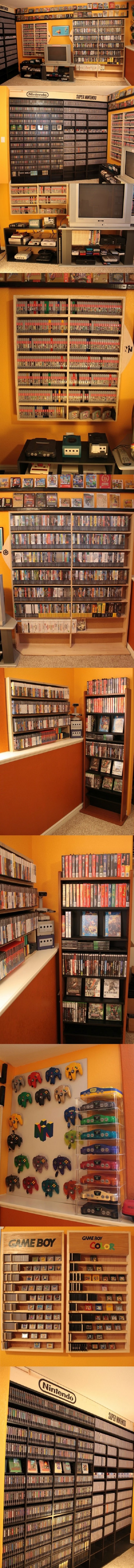 A gamer's dream room