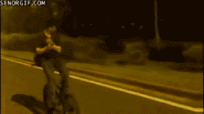 Biking backwards