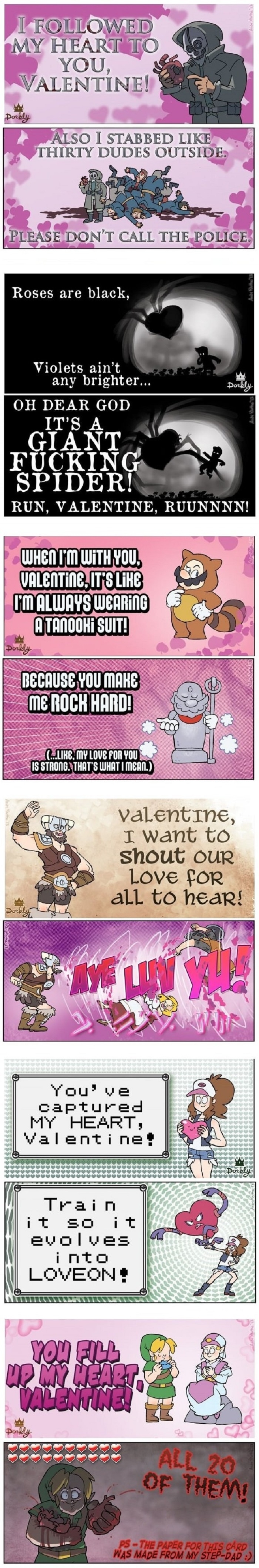 Videogame Valentines