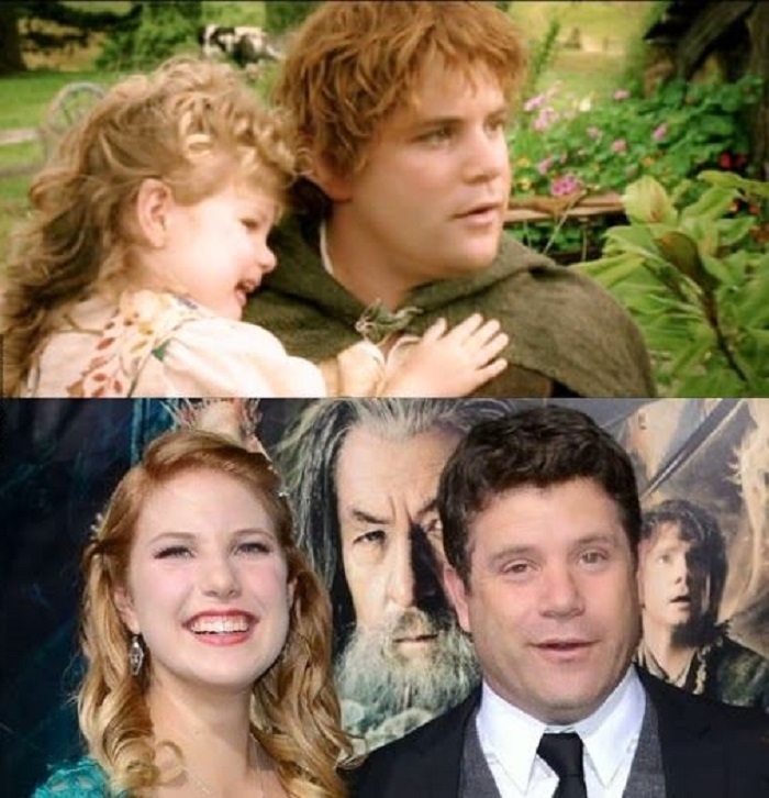 Sean Astin with his daughter