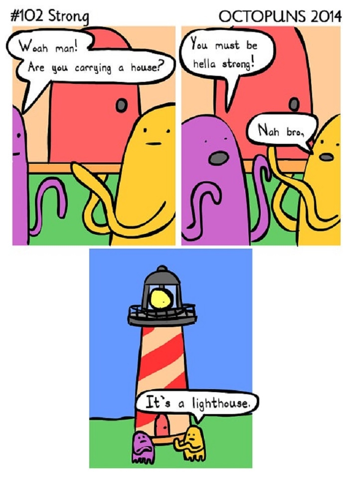 It's a lighthouse