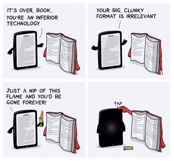 It's over, book