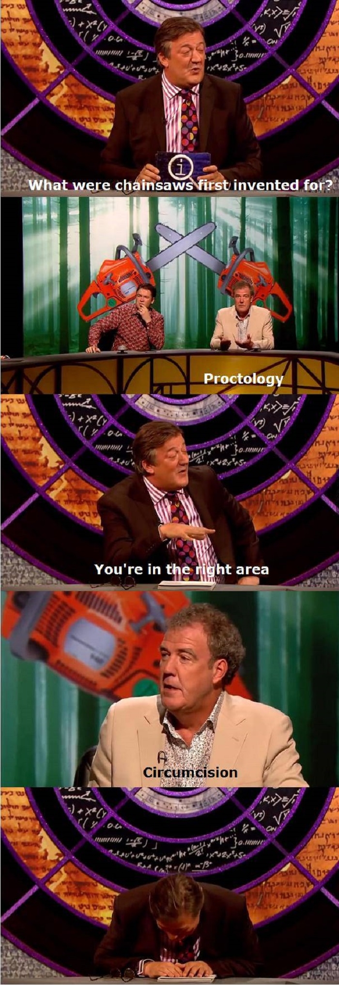 Clarkson on chainsaws
