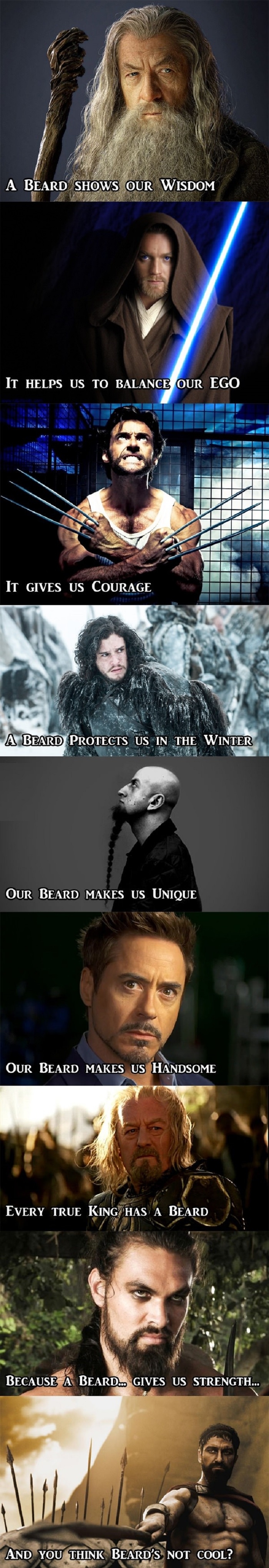 So, beard's are not cool?