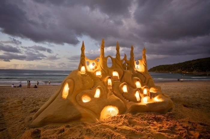Epic sand castle