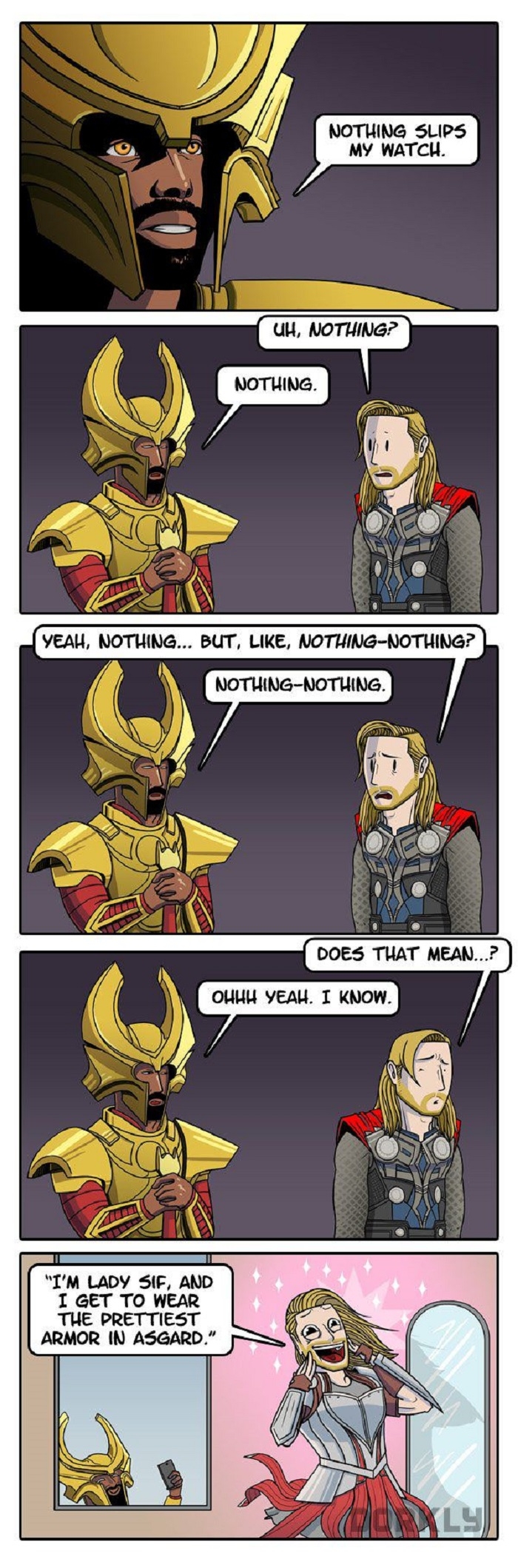 Nosiest jerk in Asgard