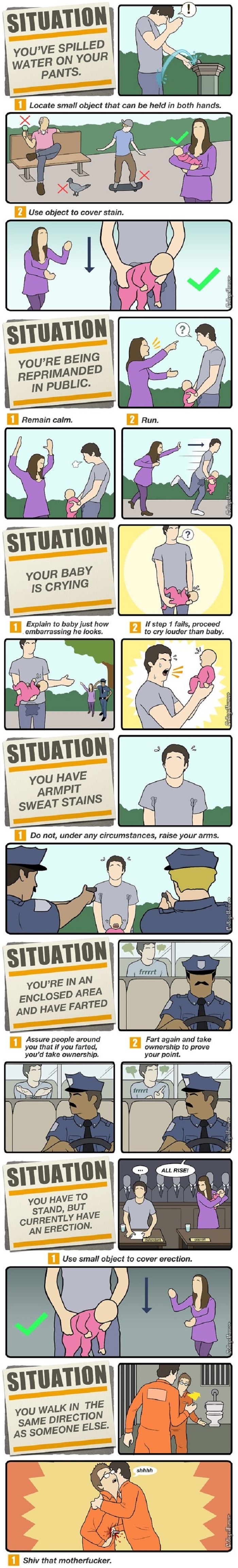 Awkward situations