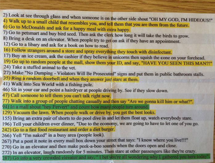 Best bucket list ever