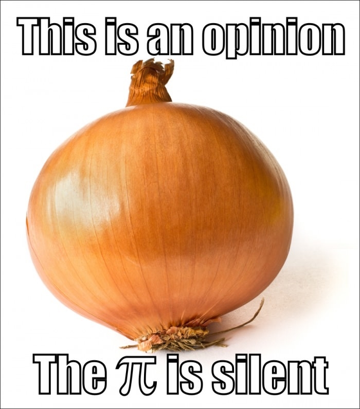 My opinion