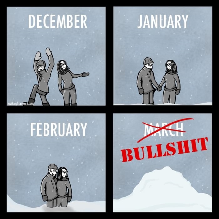 It's still winter