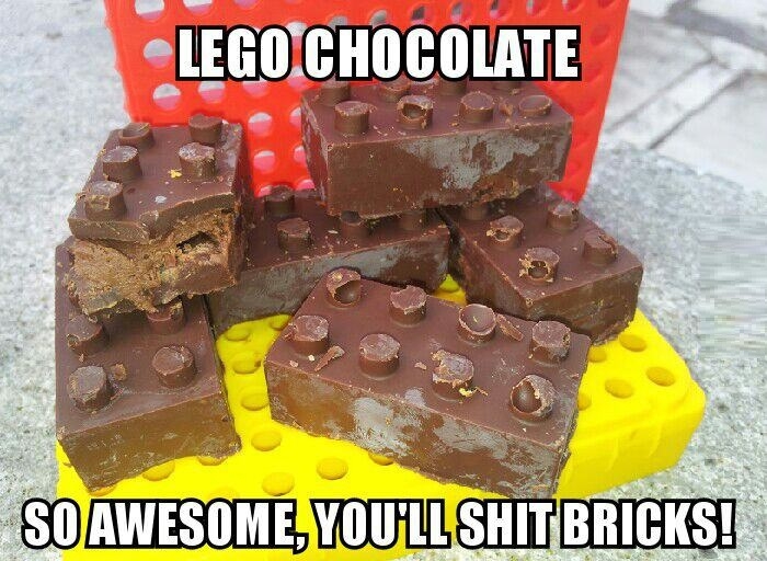 Lego chocolate