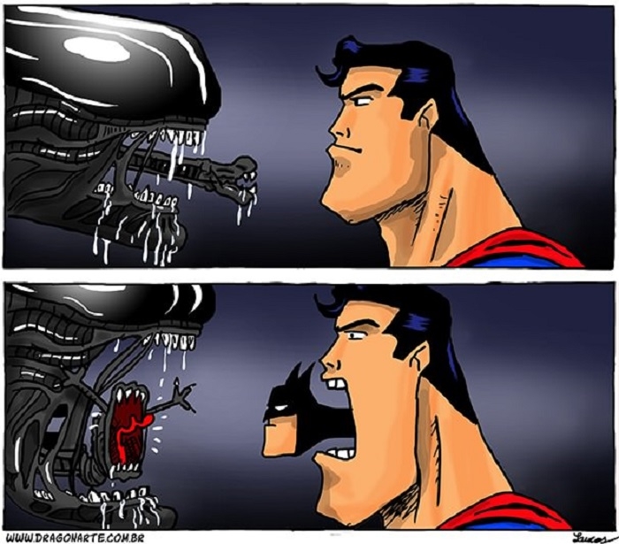 Alien Vs Superman