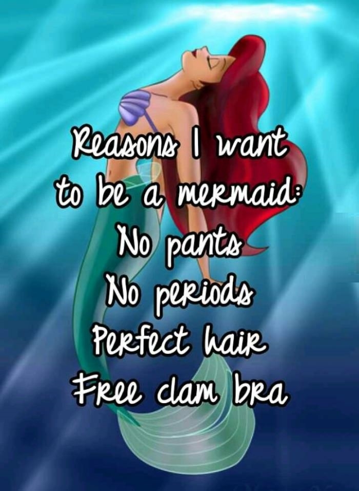 It's great being a mermaid