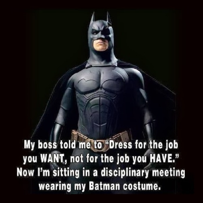 Dress for the job you want