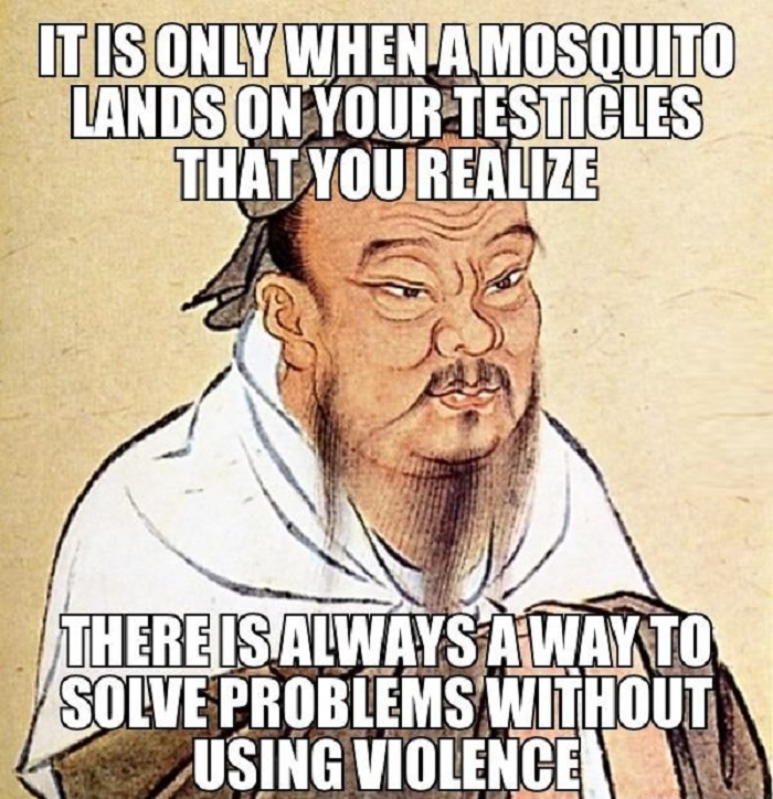 Confucius say
