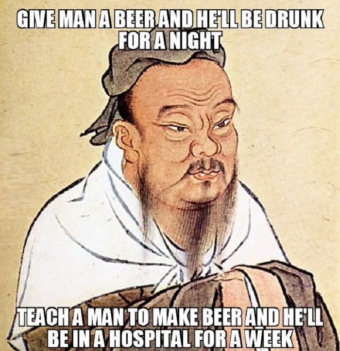 Confucius say..