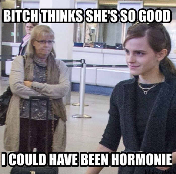 Unimpressed woman