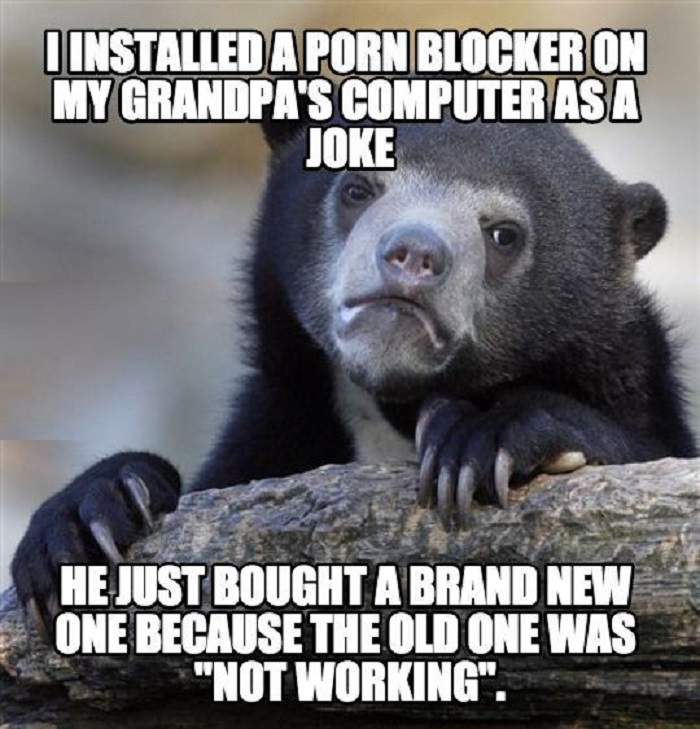 Confession bear