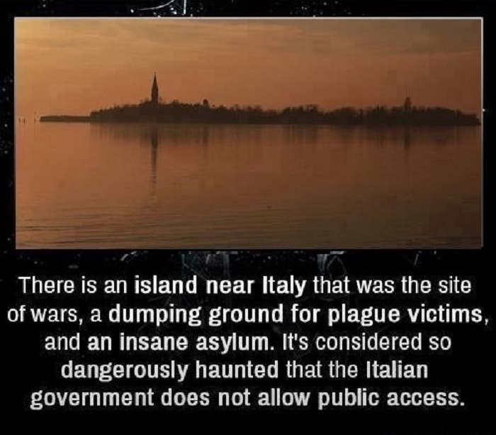 Creepy Island near Italy
