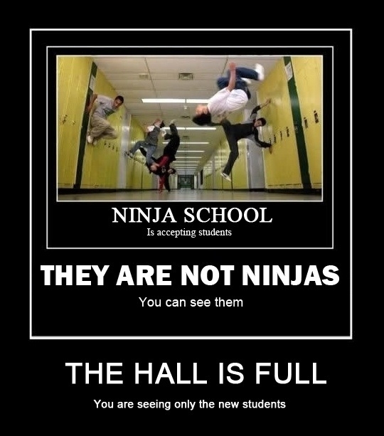 The hall is full