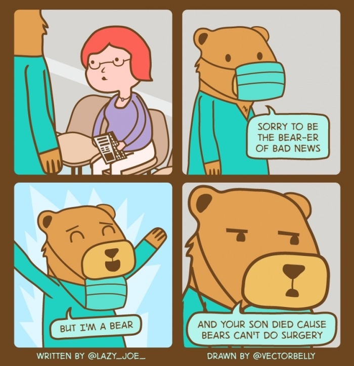 Bears can't do surgery