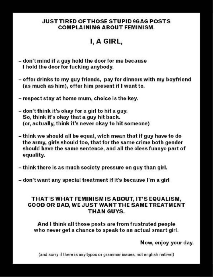 Feminism when done right