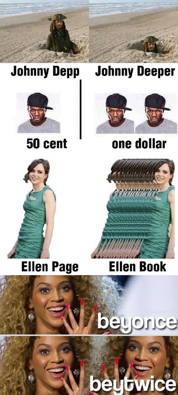 Celeb puns