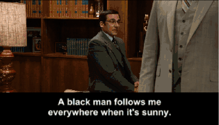 A black man