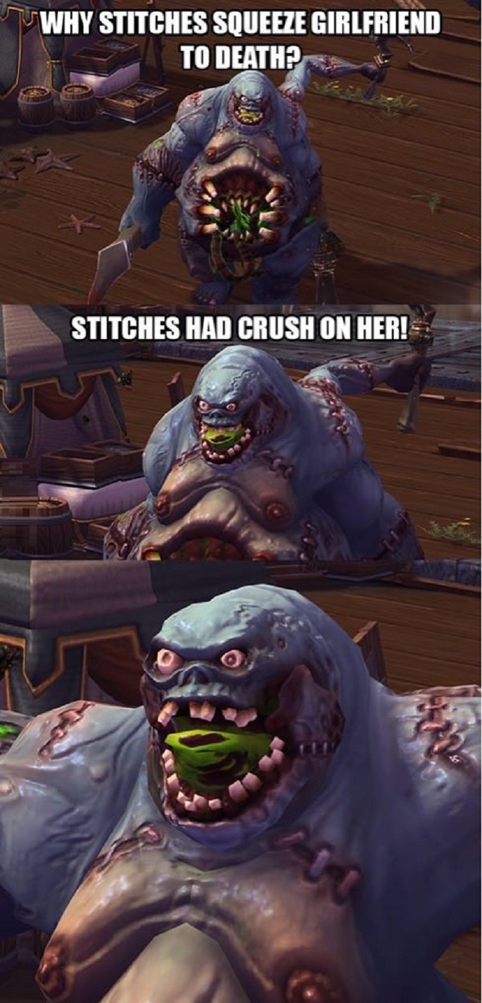 Stitches is a ladies man