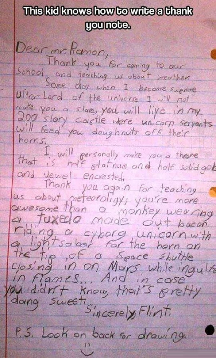 This kid is going places