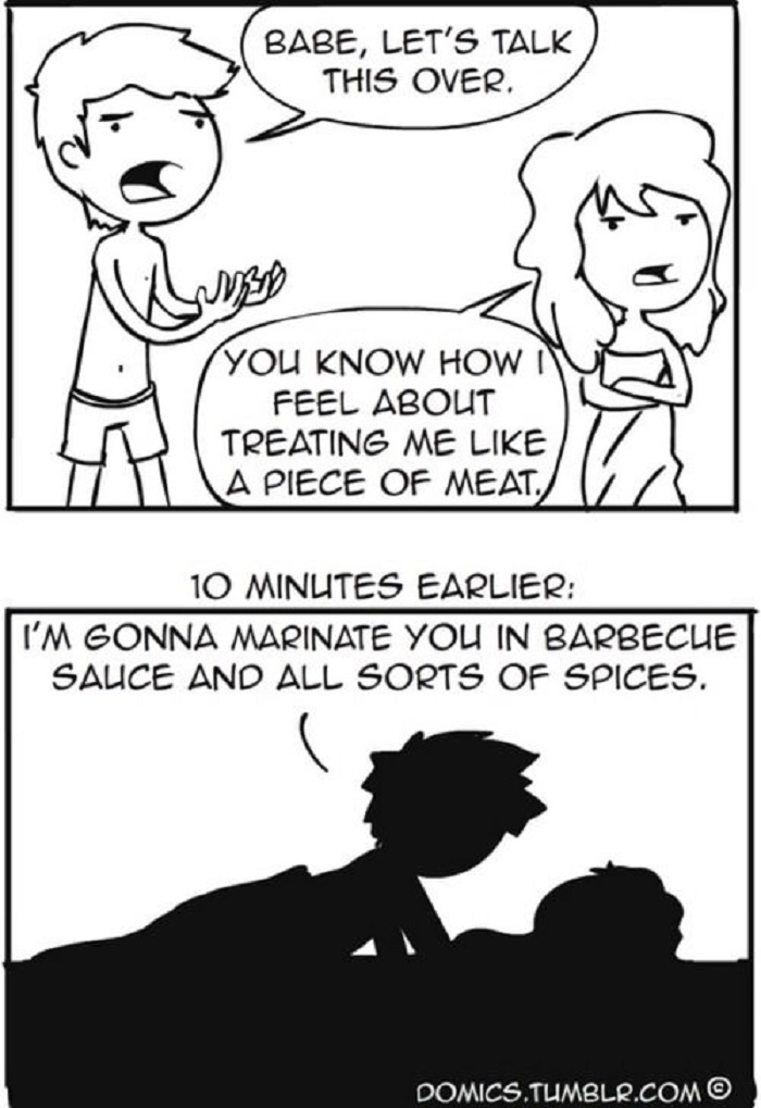 Babe, let's talk this over!