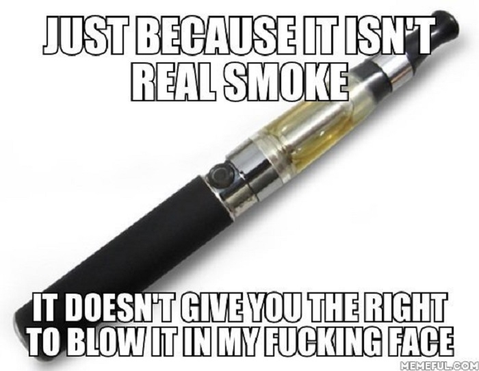 People with e-cigs