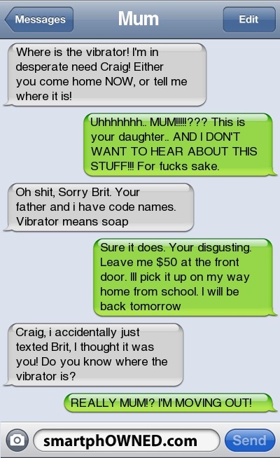 WHAT THE F*** MUM?!