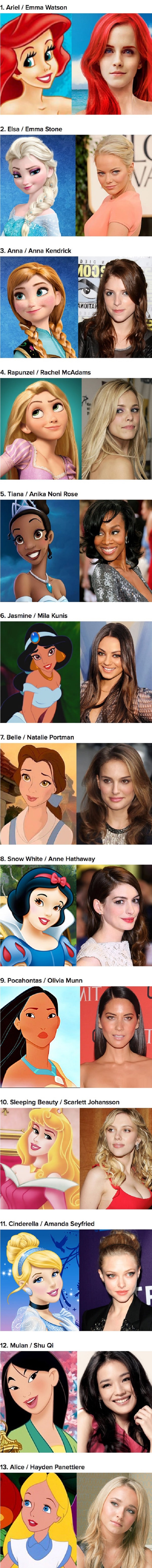 Perfectly cast princesses