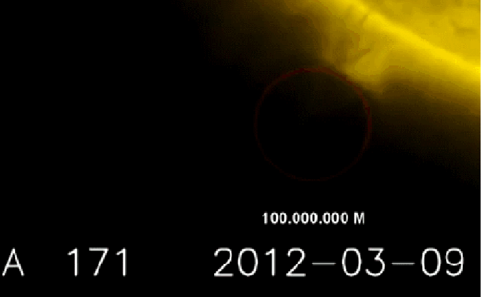 Coming out of the sun