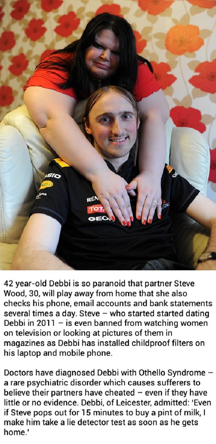 Jealous woman is jealous