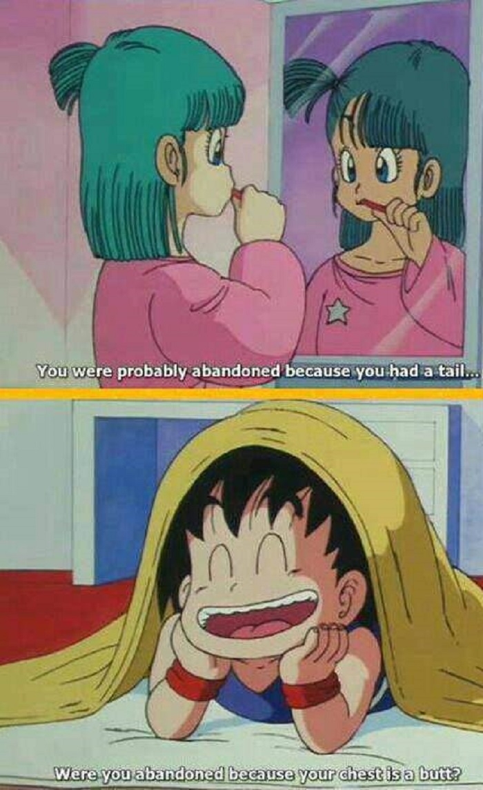 Classic Dragon Ball humour