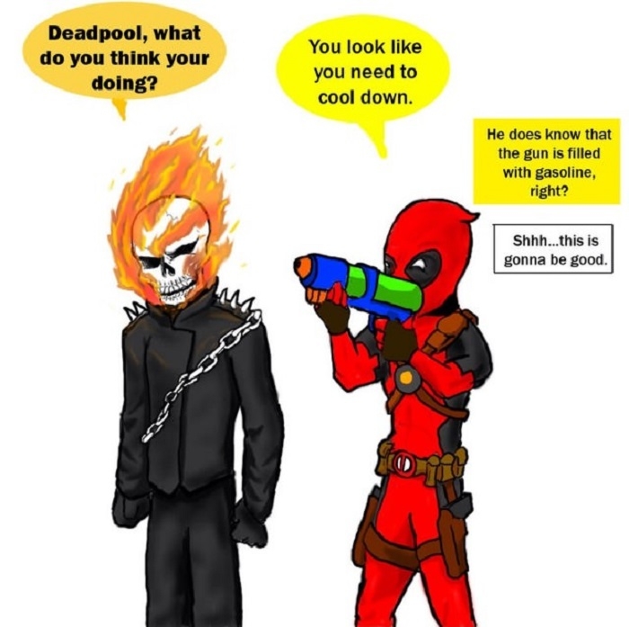 Deadpool & Ghost Rider