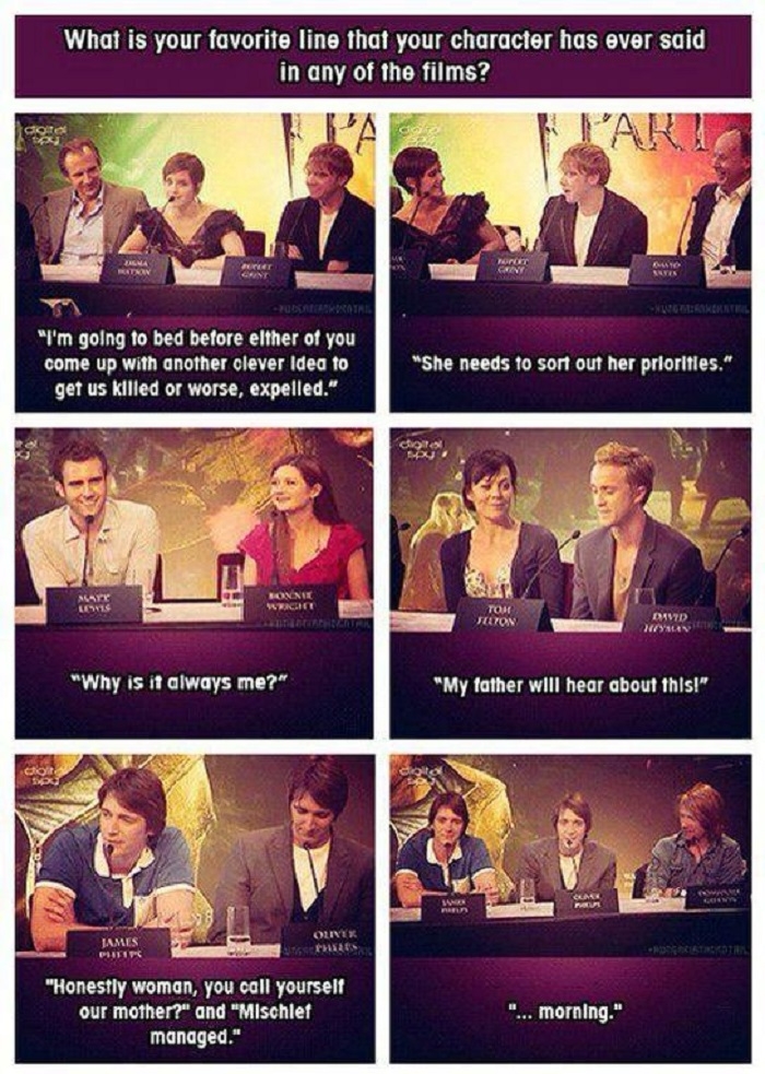 Favourite lines in HP