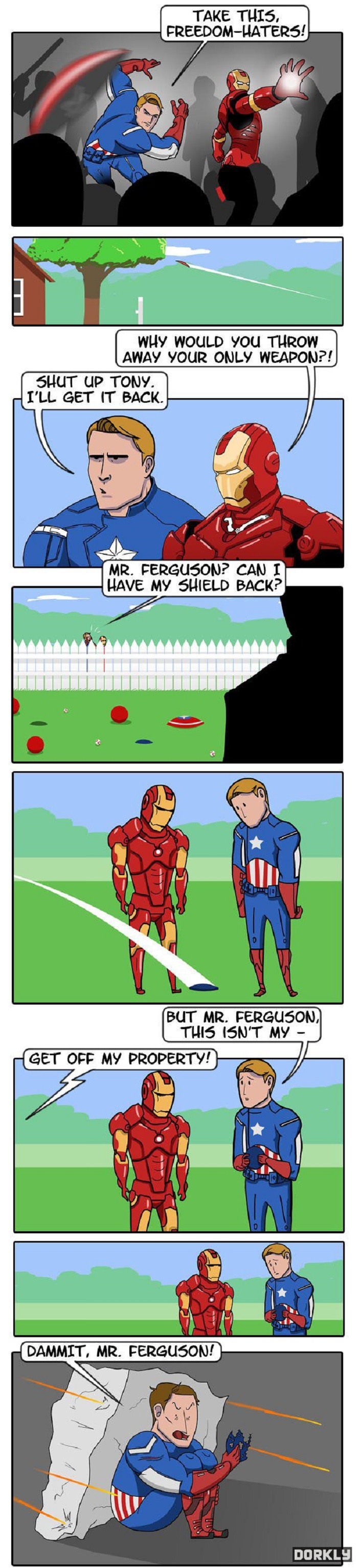 Captain America's shield