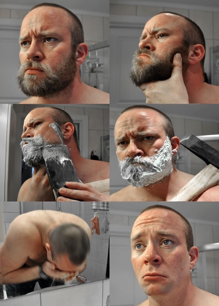 Shaved today, full of regrets