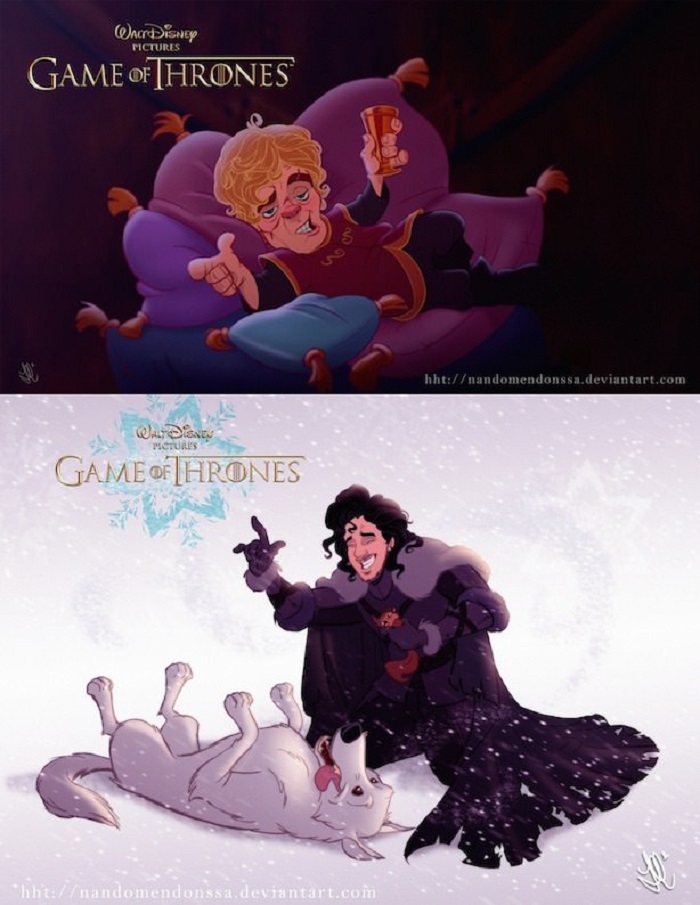 Tyrion & Jon Disneyfied
