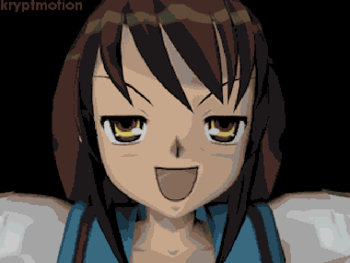 An animated girl's pants