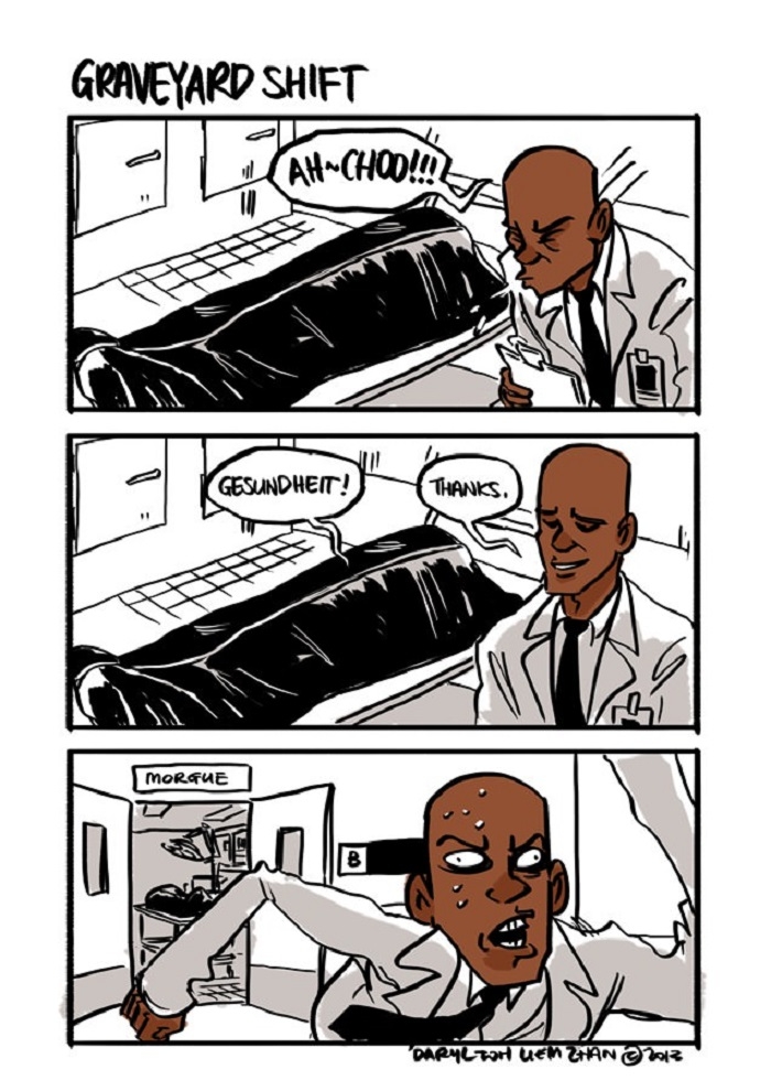 Grave yard shift