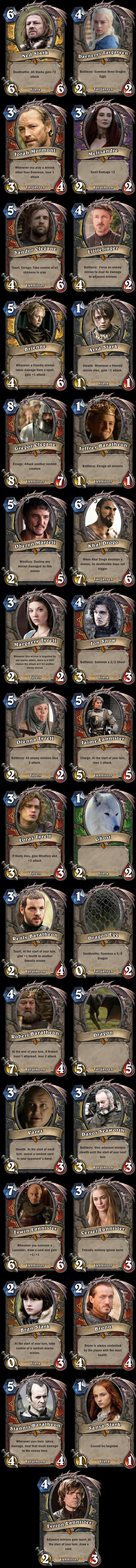 Game of Hearthstones