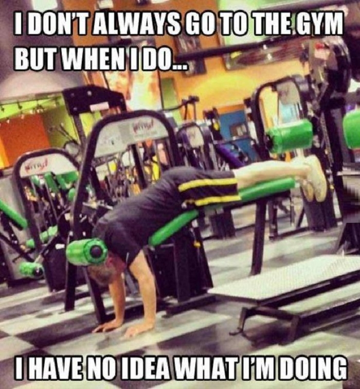 Gyms be like..